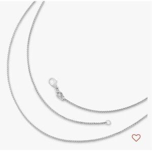 NWT James Avery Fine Spiga Chain 18”